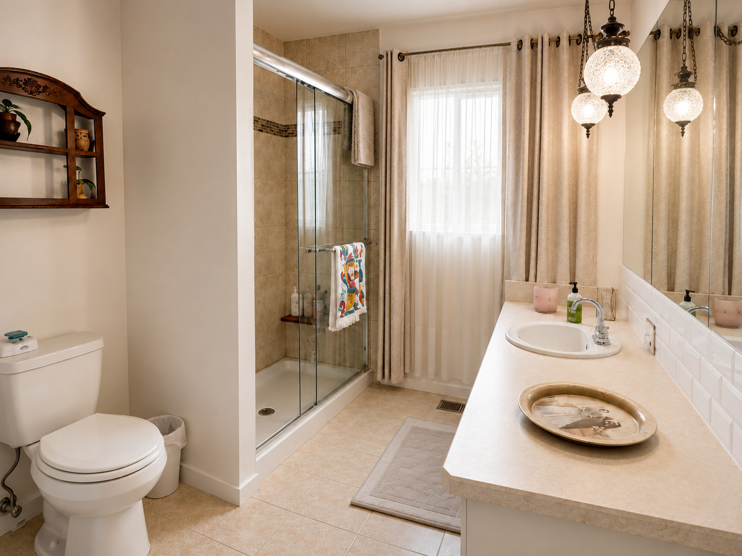 Modern bathroom at Sunshine Haus